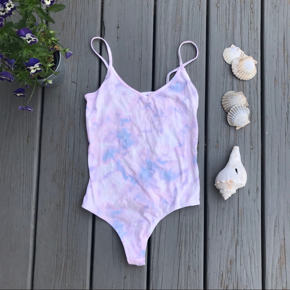 cotton candy bodysuit